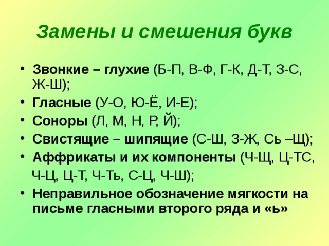 Родительское собрание на тему Нарушения письменной речи у младших