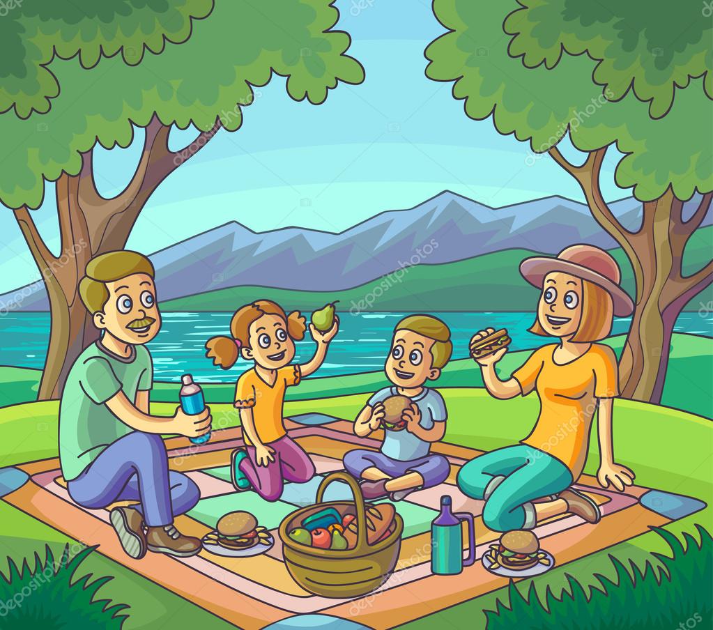 Picnic picture for kids