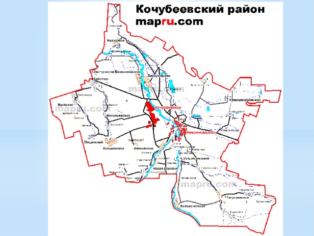 Карта Кочубеевского района Ставропольского края. Кочубеевский район Ставропольский край на карте. Карта Кочубеевского района. Карта дорог Кочубеевского района.