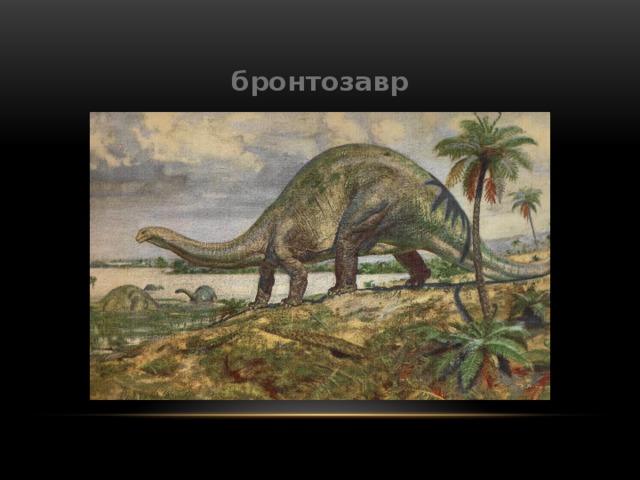 бронтозавр 