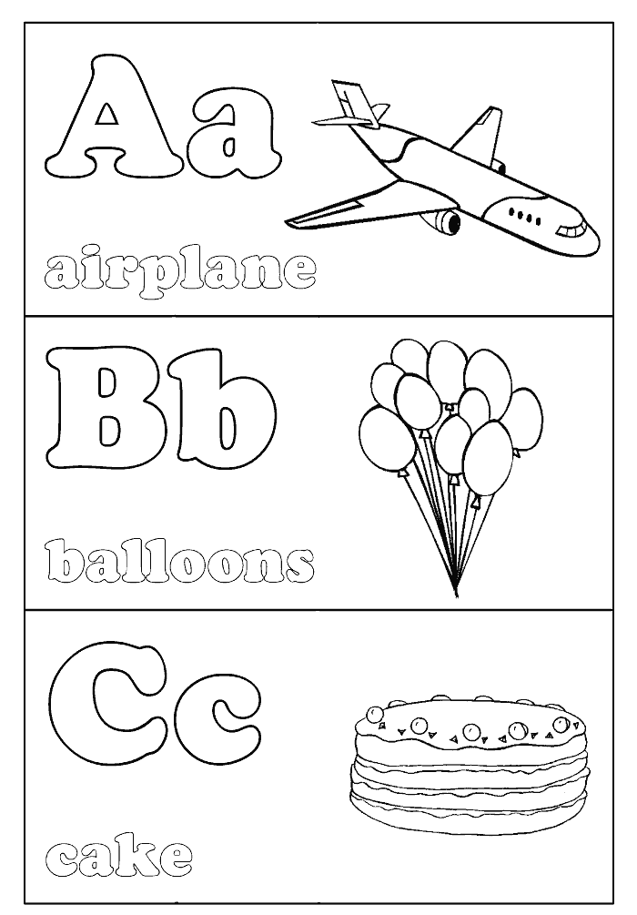 Алфавит английский для детей 2 класса распечатать в картинках