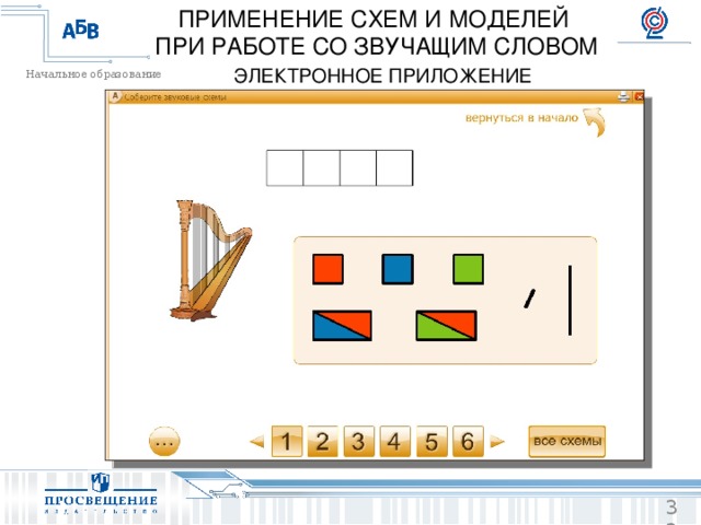 Применение схем и моделей в работе со звучащим словом