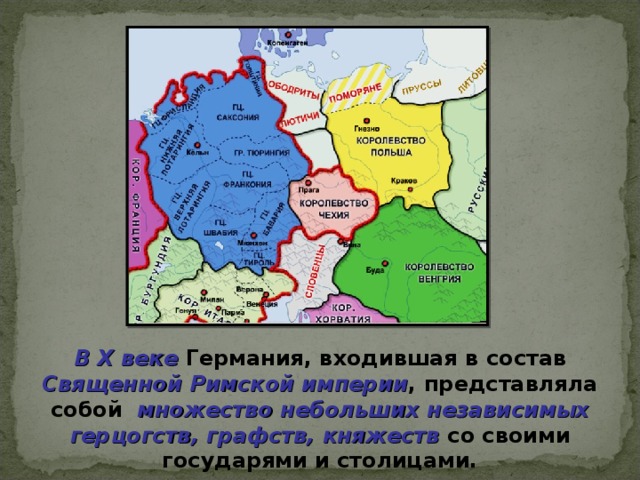 Священная римская империя в 12 15 веках презентация 6 класс