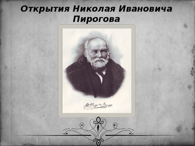 Открытия Николая Ивановича Пирогова 