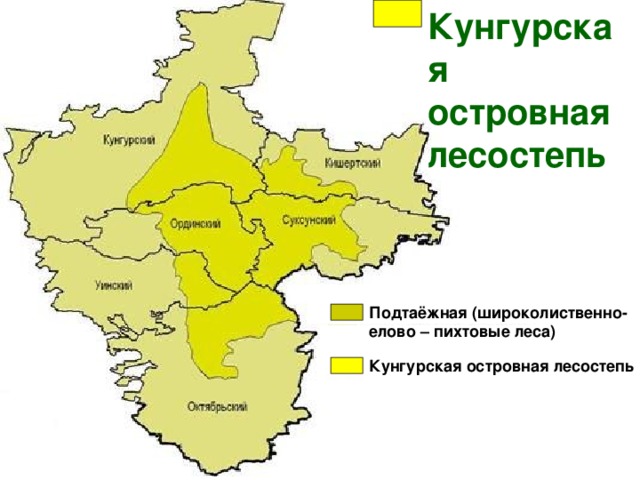 Карта кунгурского района