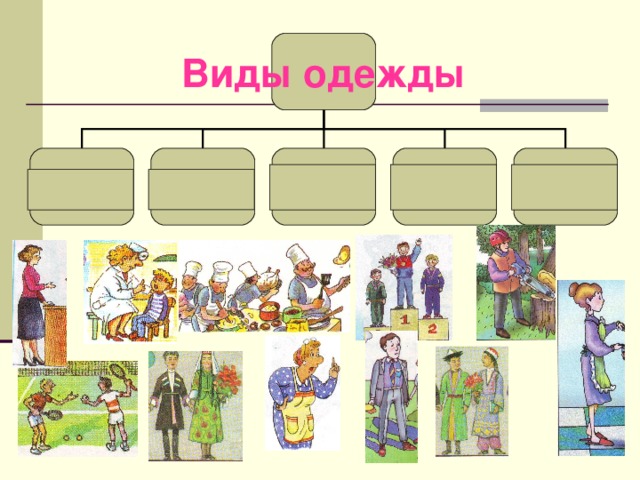 Виды одежды и примеры