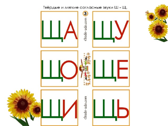 Читаем слоги с буквой щ презентация