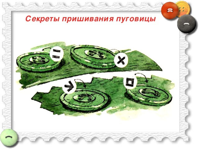 Технологическая карта пришивание пуговицы 5 Пришивание пуговиц - Технология (мальчики) - Презентации - 5 класс