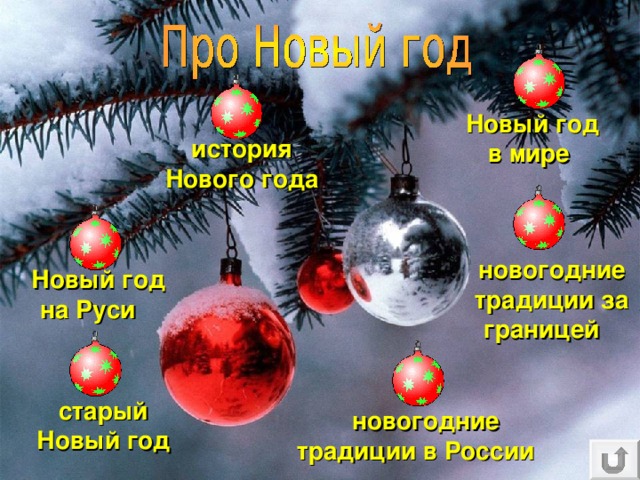 Новый год в мире  история Нового года новогодние традиции за границей  Новый год на Руси  старый Новый год новогодние традиции в России  
