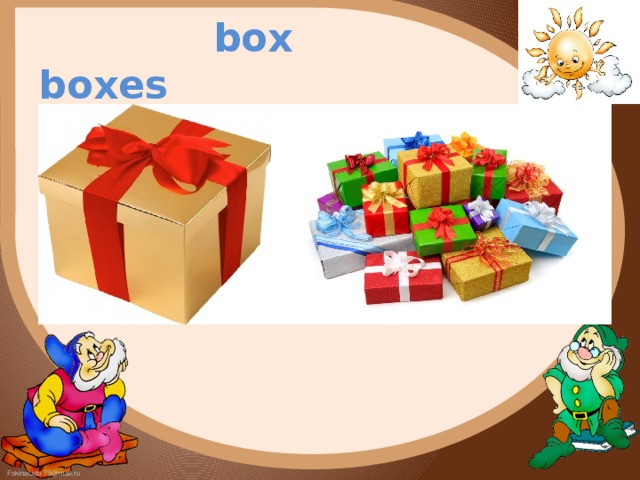  box boxes 