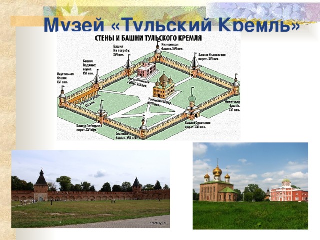 Тульский кремль карта схема