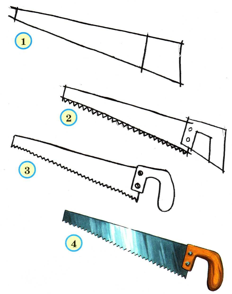 Как нарисовать пилу. Рисование с натуры столярных инструментов. Ножовка по дереву рисунок. Пила рисование. Нарисовать пилу.