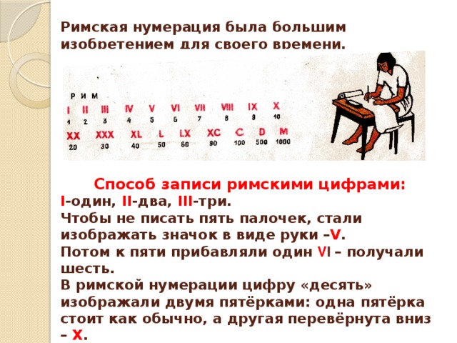 Нумерация времени. Римская нумерация. Числа в римской нумерации. Правила римской нумерации. Задания с римскими числами.