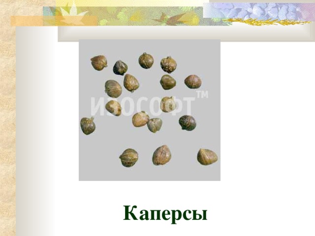 Каперсы 