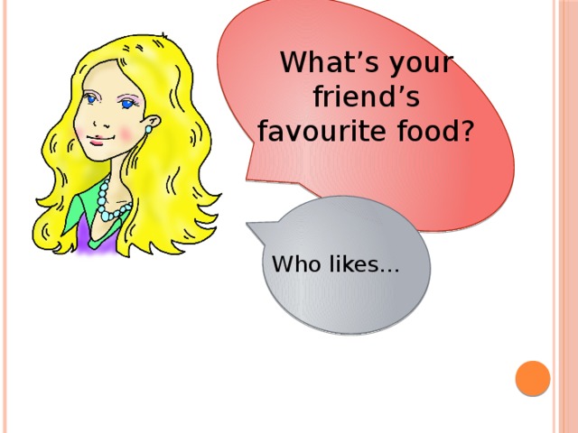 What’s your friend’s favourite food? Who likes… 