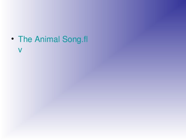 The Animal Song.flv