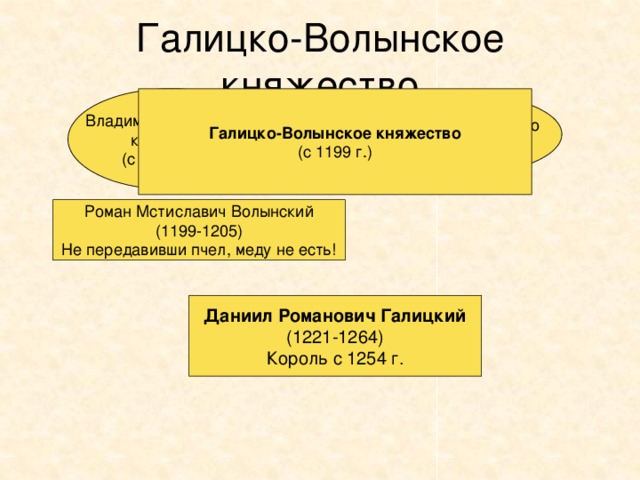 Галицко волынское княжество князья