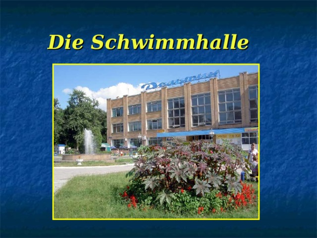  Die Schwimmhalle 
