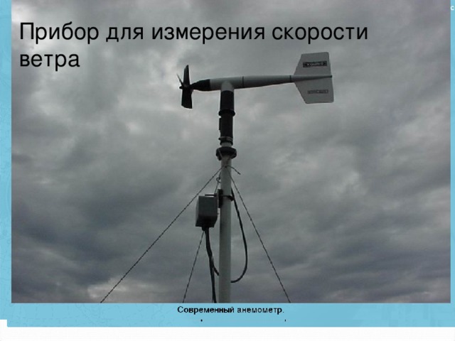 Прибор для измерения скорости ветра 