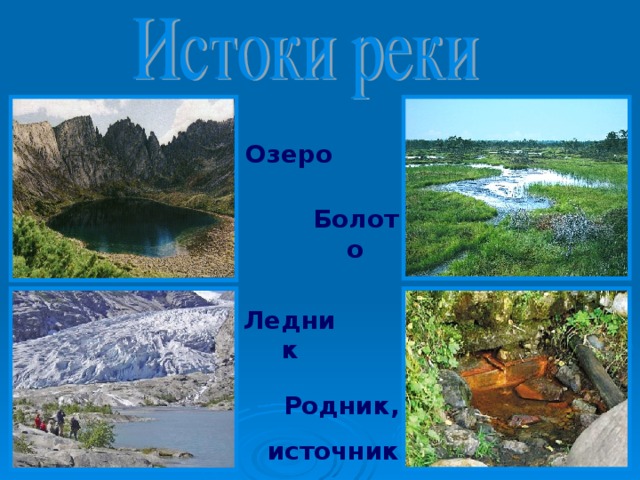 Озеро Болото Ледник Родник,  источник 