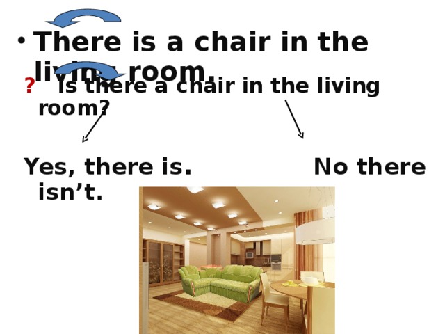 There is a chair in the living room.