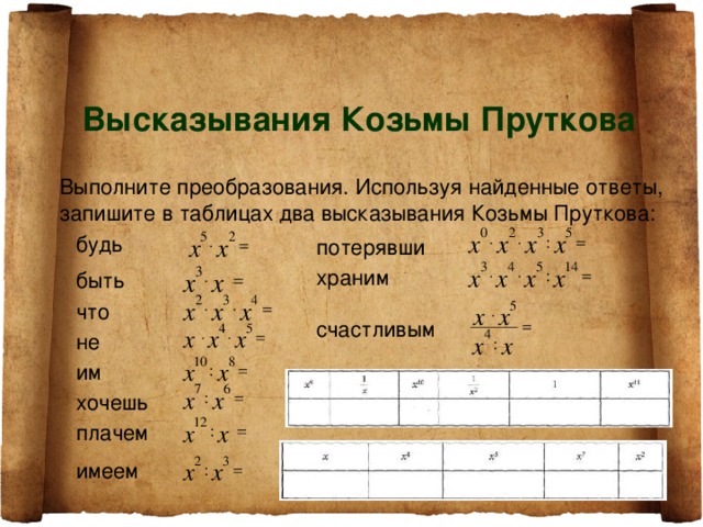 Афоризмы козьмы пруткова в картинках