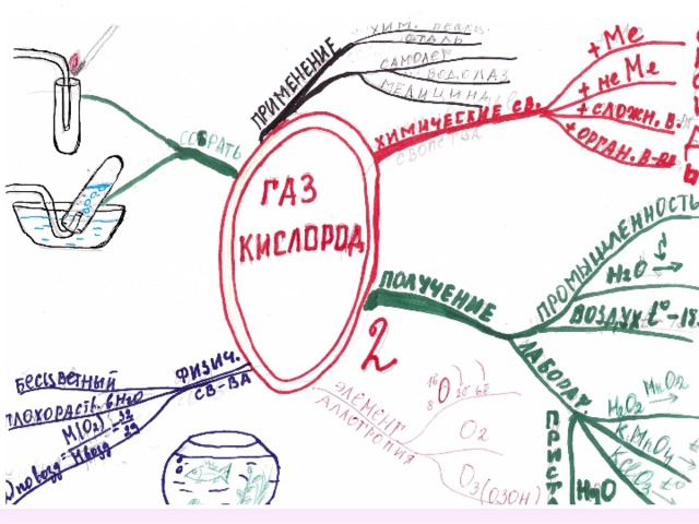 Ментальная карта химия в жизни человека