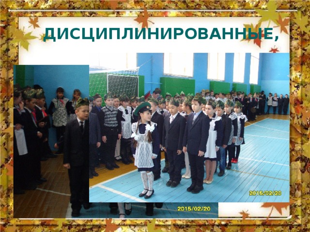 ДИСЦИПЛИНИРОВАННЫЕ, 