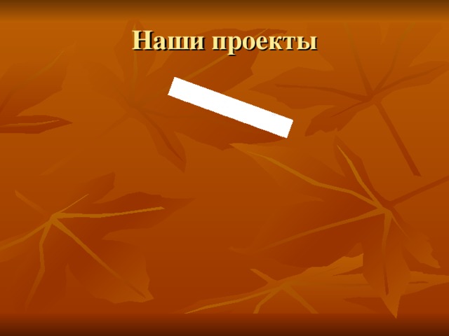 Наши проекты 