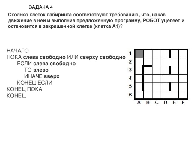 Закрашенные клетки