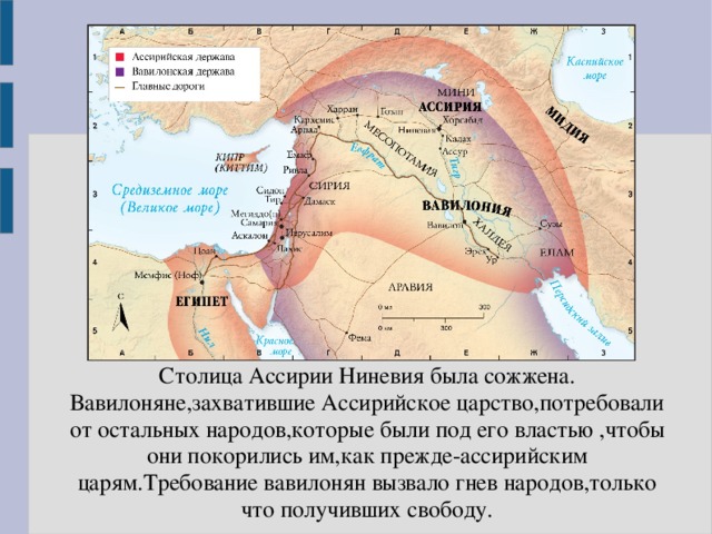 Ниневия Ассирийское царство. Территория ассирийской державы.