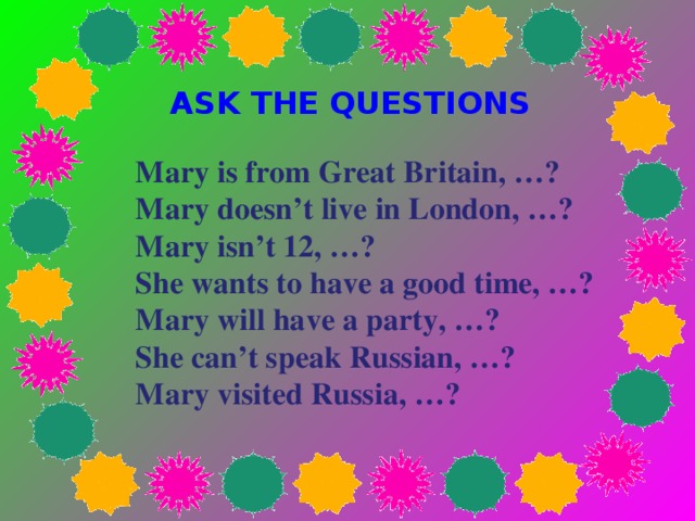 Answer the question mary