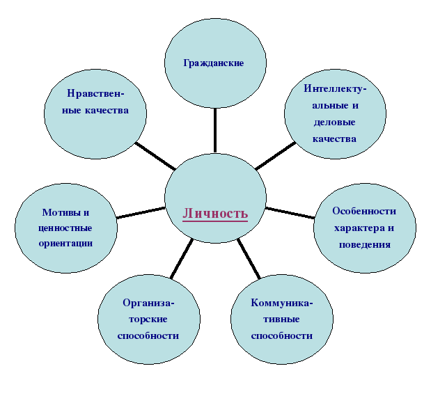 Схема качества человека