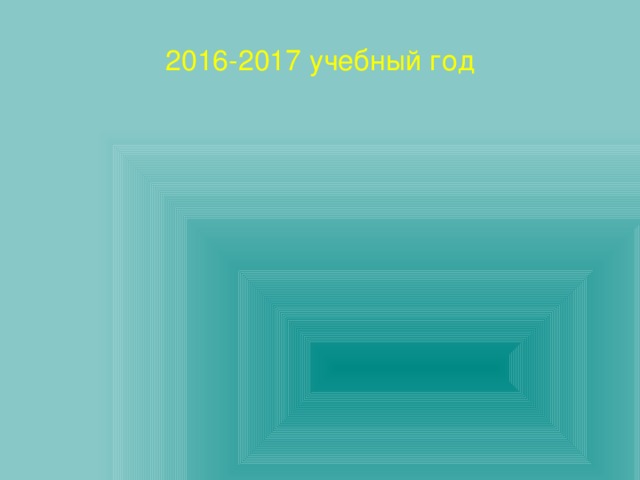 2016-2017 учебный год 