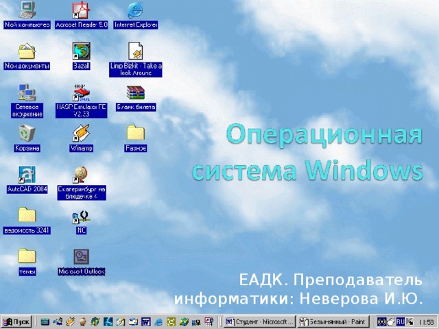 Операционная система windows это