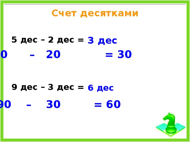 Пять десять десятков