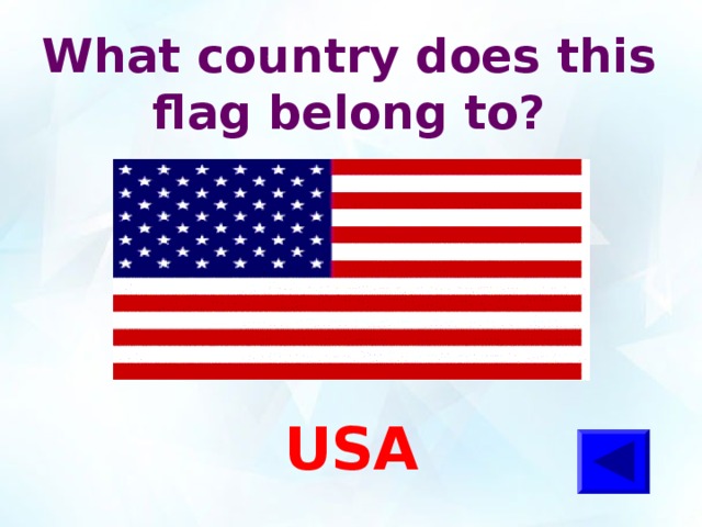 What country does this flag belong to? USA 