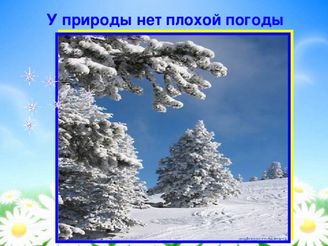 У природы нет. У природы нет плохой погоды. У природы нет плохой породы картинки.