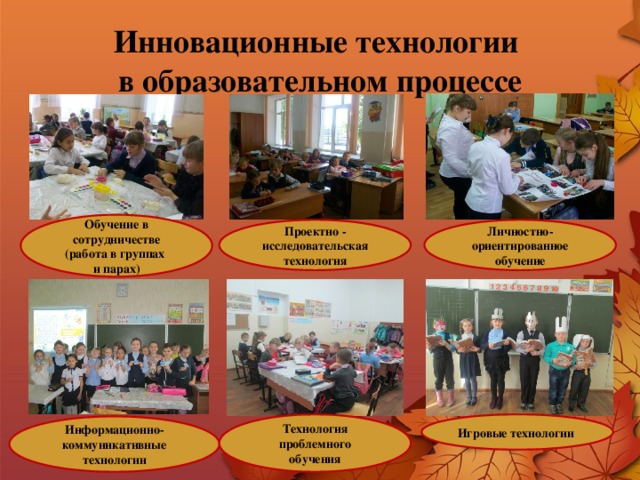 Презентация в учебном процессе