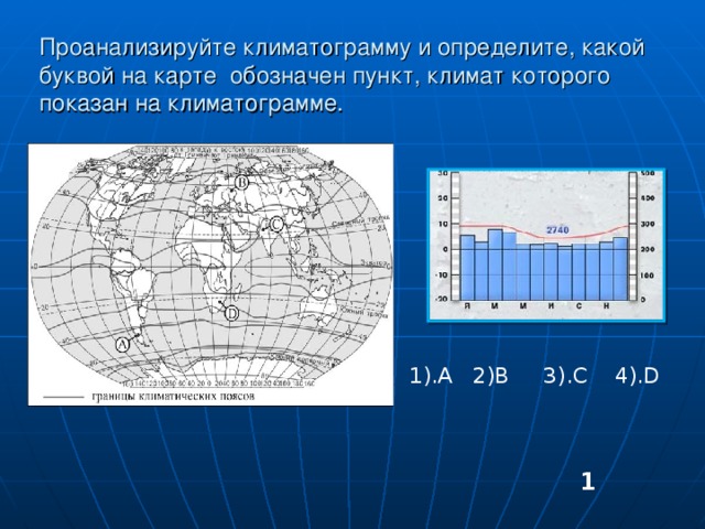 На рисунке показаны климатограммы характеризующие климат пунктов а и в