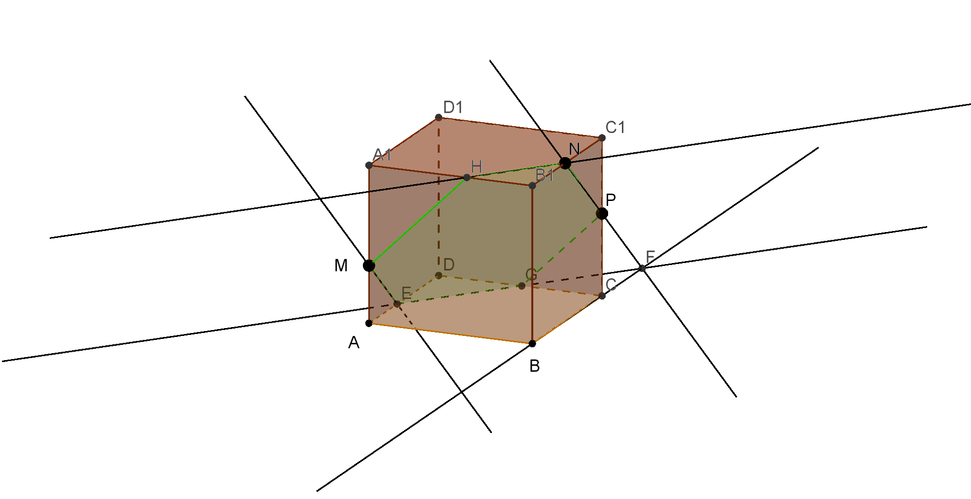 Точка куба. Сечение Куба через три точки. Сечение Куба плоскостью по трем точкам. Постройте сечения Куба проходящее через точки e f m.