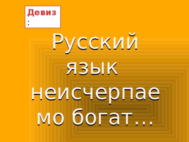 Презентация на тему русский язык неисчерпаемо богат 5 класс