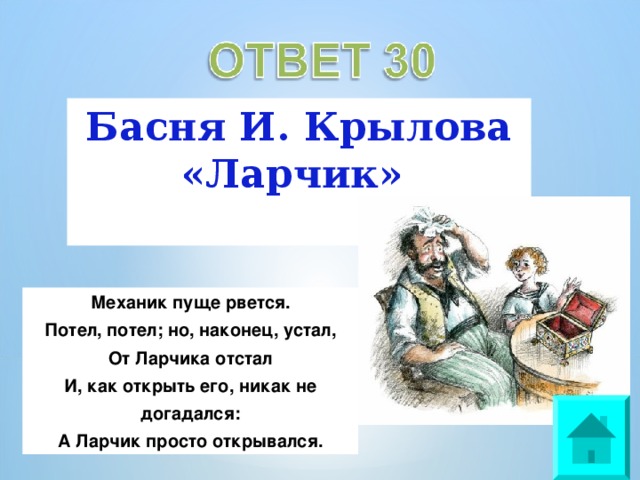 А ларчик просто открывался значение