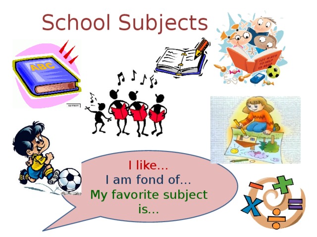 School subjects 3