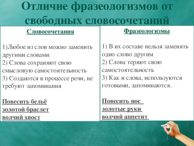 Чем отличается предложение от слова сочетания