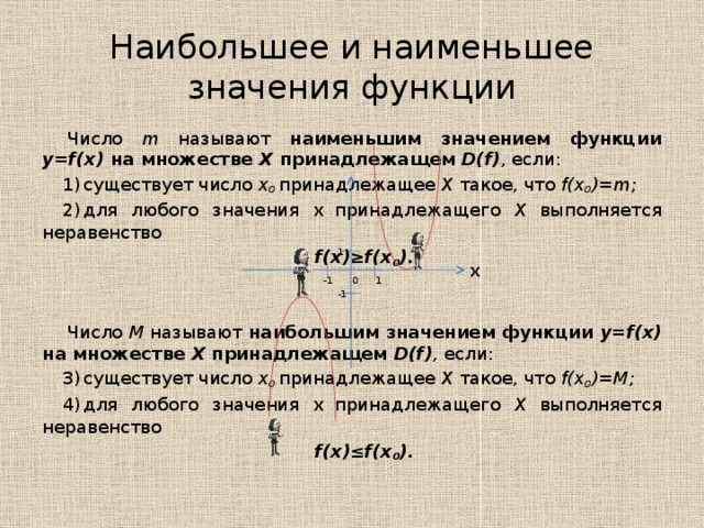 Число x называется. Какое число называют наименьшим (наибольшим) значением функции?. Число m называют наименьшим значением. Числом называется наименьшим значением функции. Назовите наибольшее и наименьшее числа.