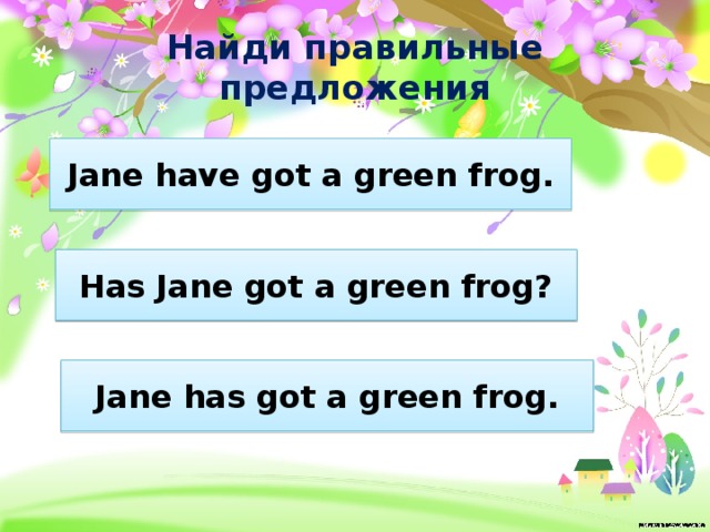 Jane have has. Стих Green Frog Green Frog where do you Live. Грин Фрог Грин Фрог стихотворение на английском. Jane has got a 2 класс. A Frog has или have.