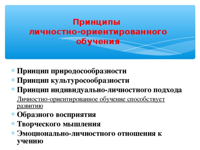 Индивидуально ориентированный. Принципы личностно - ориентированного образовани. Принципы развивающего индивидуально-ориентированного обучения. Личностно-ориентированное обучение принципы. Принцип организации воспитания и обучения.