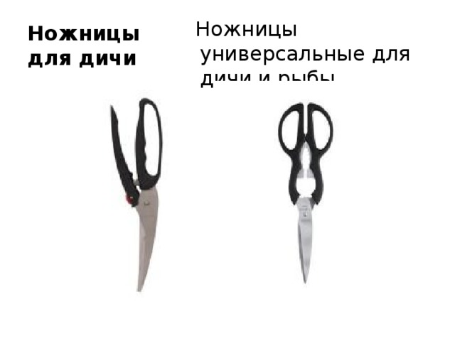 Ножницы для дичи  Ножницы универсальные для дичи и рыбы 