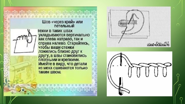 Презентация по технологии швы 2 класс